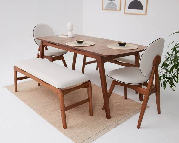 Avokado - Touch 2 Sandalye 2 Bench 1 Masa (80x145) Avokado - Touch 2 Sandalye 2 Bench 1 Masa (80x145)