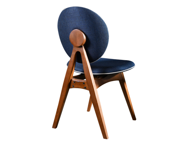 Avokado - Touch İskandinav Mavi Ahşap Modern Sandalye